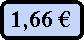 Zaoblen� obd�ln�k: 1,66 �